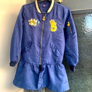 Kids coat with flared style